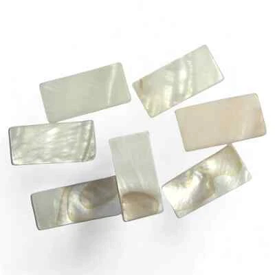 MOSAIK-SHOP.COM - MOSAIKSTEINE Mosaiksteine Perlmutt natur 12x25