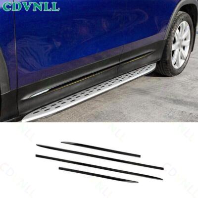 For Benz GLB 2020-2022 Black Steels Side Door Body Molding Sill Guard Trim 4*