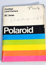 Polaroid OneStep Land Camera BC Series Instruction Manual Original