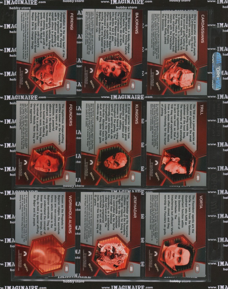 1999 SkyBox Star Trek DS9 Memories Future Greatest Alien Races