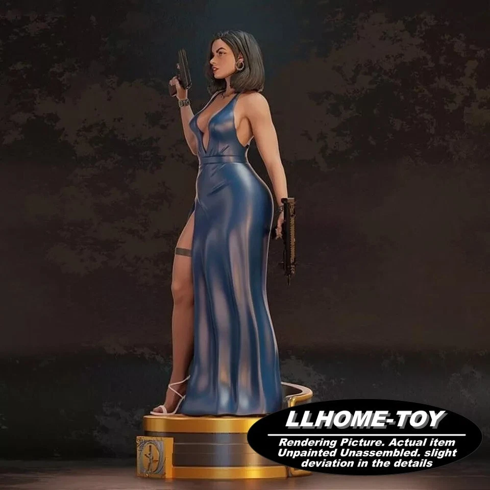 Bond Girl 007 NSFW Resin 1:4 Scale Model Kit Unpainted 3d Print GK Statue Figure - Image 4 of 4