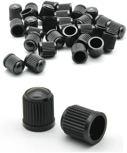 50 Pcs Universal Black Plastic Tire Valve Caps Air Stem Cover for Car Motor Bike - Bild 2 von 8