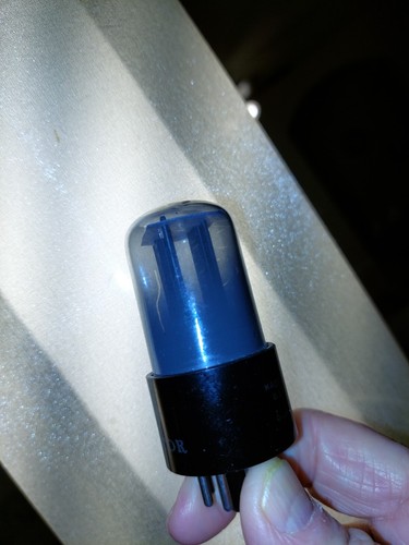 TV7D/U RE-Tested Good Bal 1.7%, 1949 RCA 6SN7GT SMOKED Oval Mica Tube - Picture 11 of 21