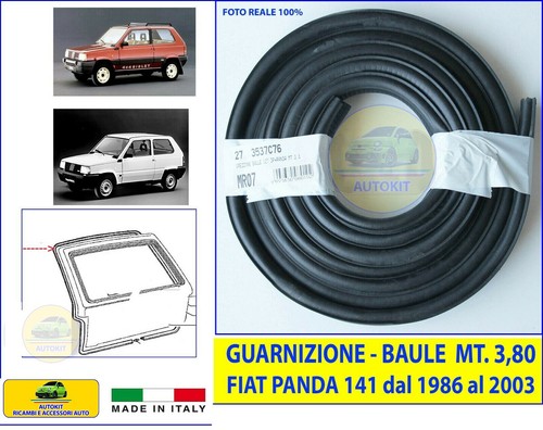 Dichtung Motorhaube für Panda Trekking Kofferraum Hinten Gummi Set Von - Bild 2 von 2