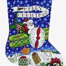 StitchStock: Festive Threads - A Diverse Cross Stitch Stocking Kit for All Your