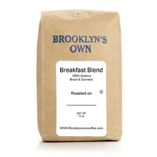 Brooklyn's Own Medium Roast Breakfast Blend Ground Coffee - 100% Arabica Grou...