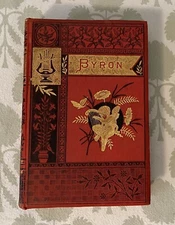 Antique Book: The Poetical Works of Lord Byron 1883 Worthington Illustrated