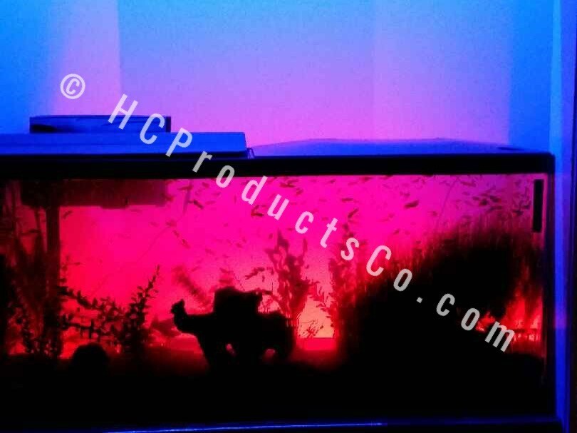 Remote Controlled Fish Tank LED Lights 20 Color/Motion Options 16inch ...