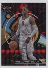 2023 Finest Common Red & Black Geometric Refractor /20 Russell Westbrook #22 4f5