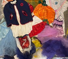 Vintage Children  s Costume Lot 1940s  80s Nurse Cape Superman Dance Tutus