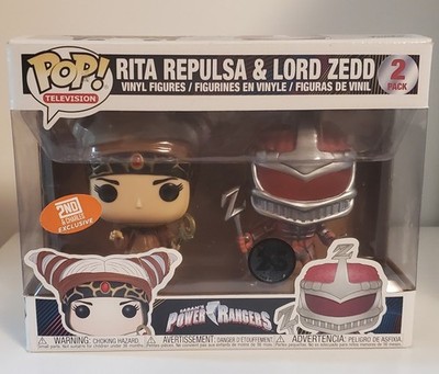 Funko Pop! Power Rangers 2 Pack Rita Repulsa & Lord Zedd RARE 2nd & Charles EXCL
