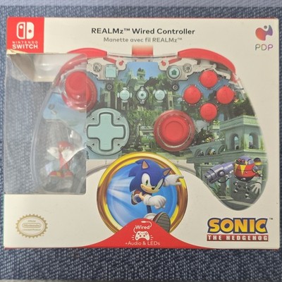 PDP REALMz Wired Controller Knuckles Sky Sanctuary Zone for Switch 8 ft