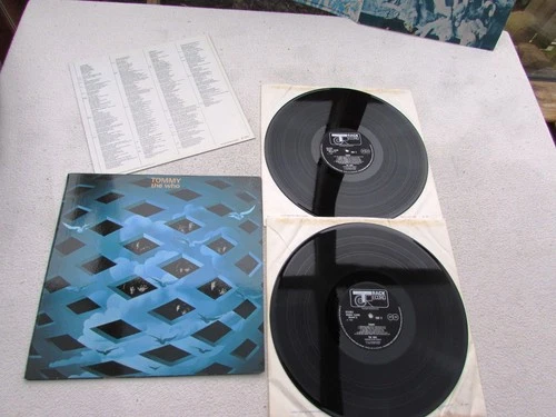 THE WHO LP TOMMY ORIG UK TRACK 1969 1st PRESS LIMITED LAMINATED NEAR MINT VINYLS