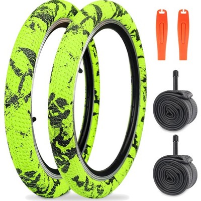 2er-Pack Fahrradreifen 20 Zoll MTB BMX 20x2.10 Mantel 30TPI