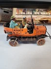 Marx Amos N Andy | 1930’s Fresh Air Taxicab Tin Litho Wind-up Toy Jalopy Car