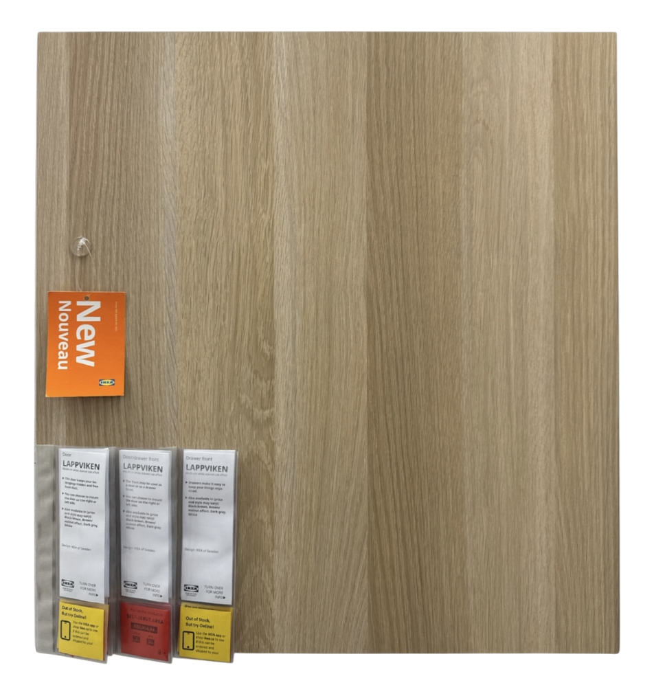 ヒラ♡nasne New IKEA LAPPVIKEN Door /Drawer Front White Stained Oak Effect