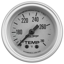 AutoMeter 2335 Auto Gage Mechanical Water Temperature Gauge