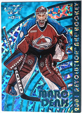 2000-01 Pacific Revolution Shadow Series Blue Marc Denis /85 Colorado Avalanche