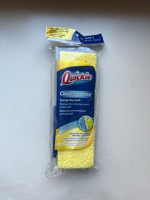 Quickie Clean Squeeze Sponge Mop Refill Type S Sealed