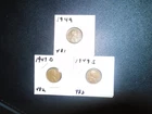 Lincoln Wheat Cent Set 1949 P D S Circulated (# L167)
