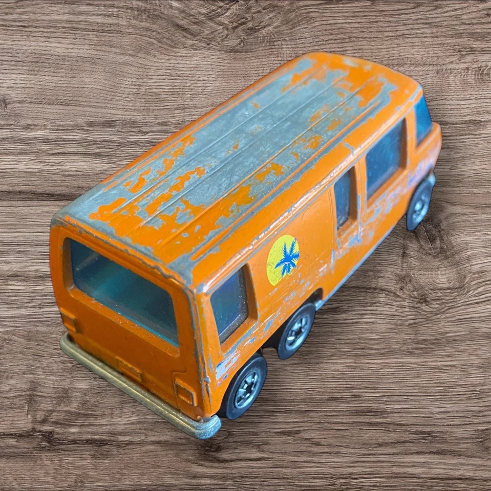 Hot Wheels GMC автодом оранжевый литая коллекционная игрушка Palm Beach винтажный 1976 - Изображение 3 из 4