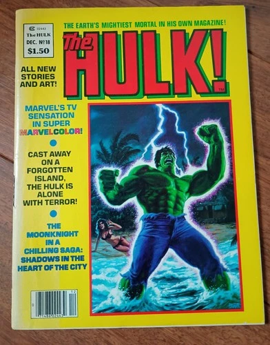 Vintage THE HULK #18 - 1979 Marvel Curtis Comics Magazine Moon Knight HG Larkin