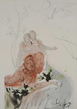 Salvador DALI: The Miracle of Tobias, ORIGINAL Lithograph Signed, 1969