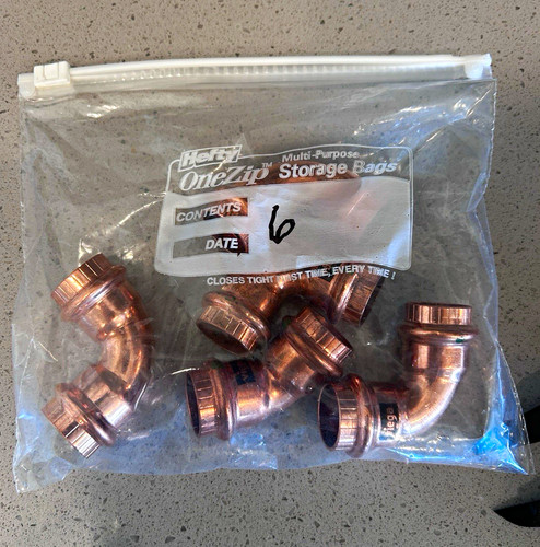 Viega ProPress 3/4" Copper Elbows Lot of 6 90° & 45° Press Fittings NEW