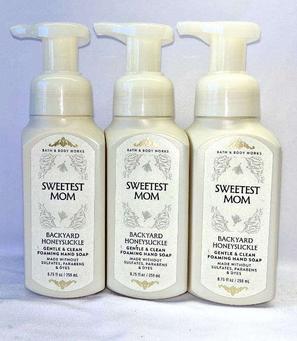 3 Backyard Honeysuckle Bath & Body Works Gentle Foaming Hand Soap