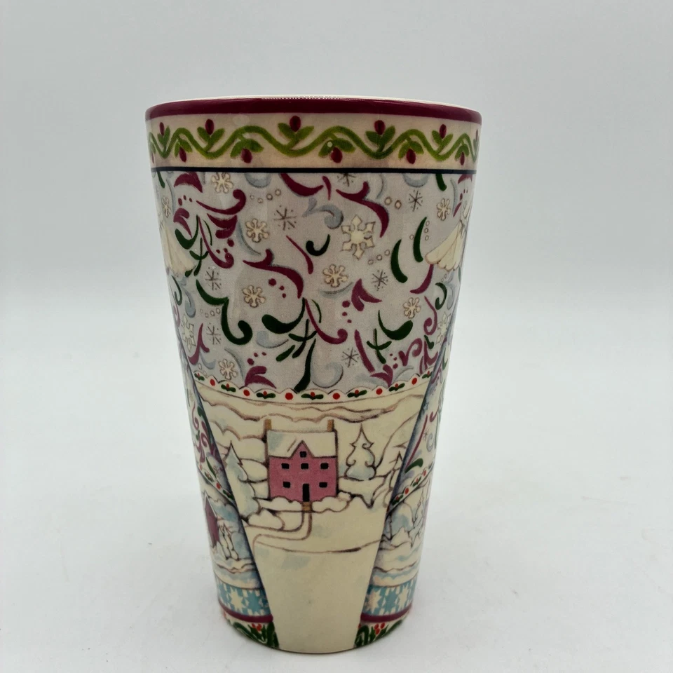 Jim Shore Holiday Angels - Taza de café certificada internacional Four Seasons 16 oz Foto 3 de 4