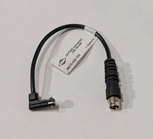 Canfield Connector 9N10-000-332 Sensor Cable, 5-28VDC, 0.2A, 4.8 W Max, Black