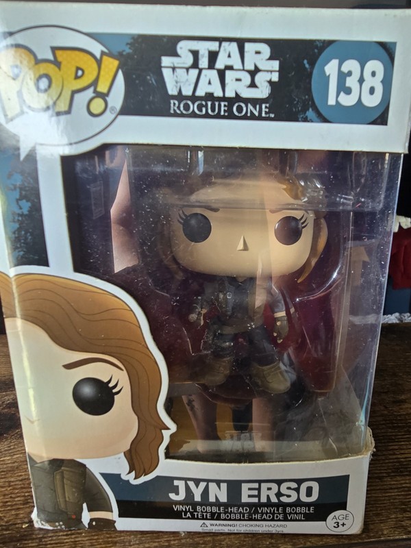 FUNKO Pop Star Wars: Rogue One Jyn Erso 138 Vinyl Bobble Head Figure