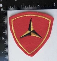 Original WW2 Vintage USMC 3rd US MARINE CORPS DIVISION PATCH on Wool No Glow