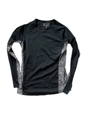 Coolibar Sun protection shirt Women's S Long Sleeve UPF 50+ Black EXCELLENT✅