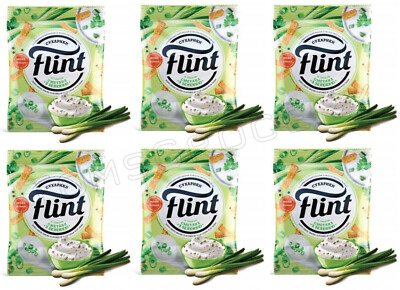 FLINT SOUR CREAM & HERBS Baked Bread Crisps Rusks European Snacks 6x 35g 1.2oz