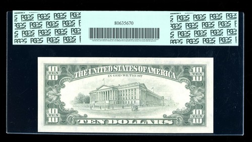 DBR 1985 $10 FRN Richmond Fr. 2027-E Gem PCGS 66 PPQ Serial E53811880A - Picture 2 of 2