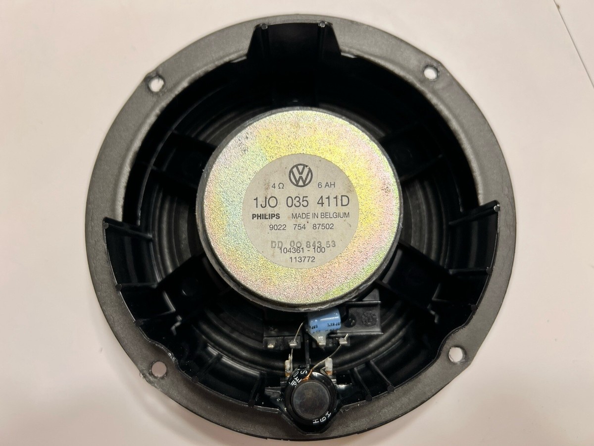 Door Speaker 99-05 VW Golf GTI Jetta Mk4 Beetle 4ohm Philips - 1j0