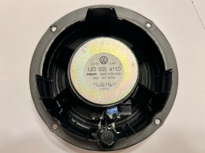 Door Speaker 99-05 VW Golf GTI Jetta Mk4 Beetle 4ohm Philips - 1j0