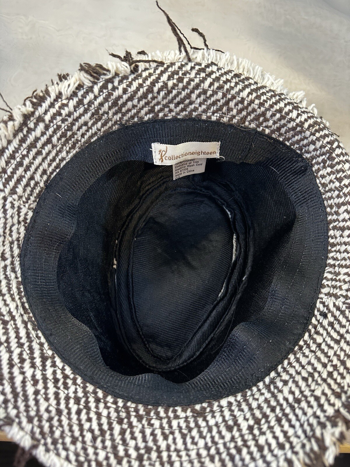 Hat By Collection Eighteen Patchwork Plaid Hat OS - image 4