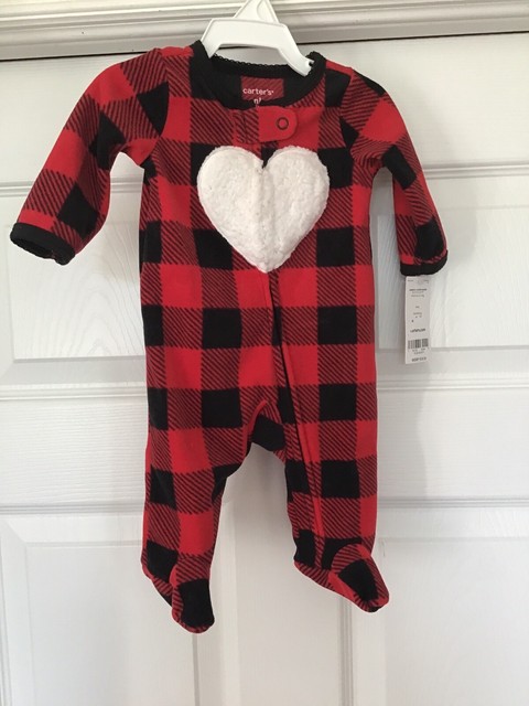 buffalo plaid baby sleeper