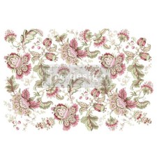 Boho Paisley D cor Furniture Transfers Redesign with Prima  Pink Floral