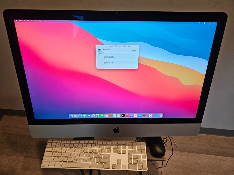 iMac Retina 5k 27-inch Late 2014 16GB 1TB Big Sur Drive w/ MX Keyboard & Mouse - Image 2 of 4