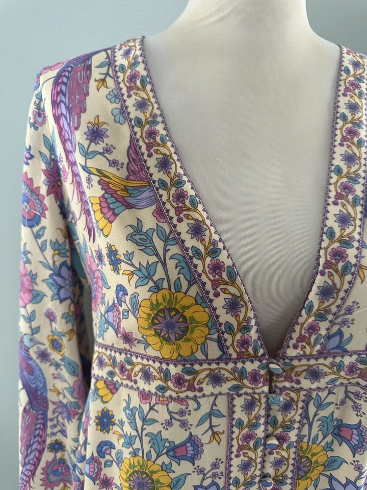 MUESTRA Vestido Manzanilla Lovebird Designs Hechizo; Impecable, Circa 2016 🦄 Foto 2 de 4