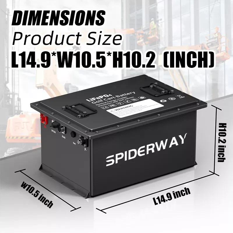 24V/25.6V 105Ah Lithium Battery for Genie Skyjack JLG Boom Scissor Lift LiFePO4 - Image 3 of 4