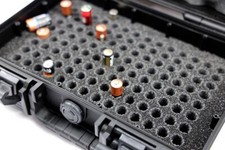 Precut storage vault foam fits 112 AA cr2 cr123 batteries fits Nanuk 909 case