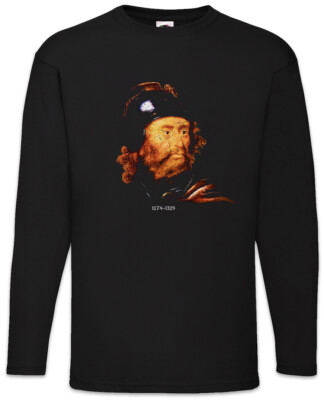 Robert The Bruce Langarm T-Shirt King William Wallace Scotland Independence