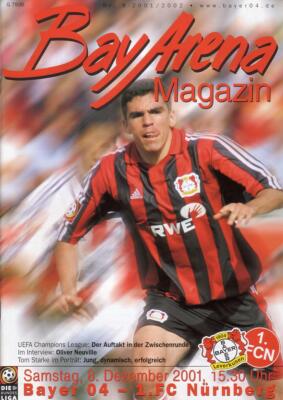 Programmes | 2001/02 | Bayer Leverkusen | Selection ''BayArena Magazine'' | Bundesliga