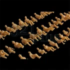 100 pcs only sitting 1:87 Scale Figures HO Gauge Model Passengers unpainted H0