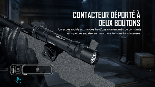 Lampe Olight Odin GL M - 1500 Lumens - Fixation M-LOK et Switch - Laser Vert - Imagen 10 de 11