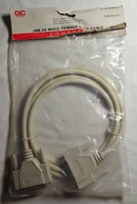 GC Electronics DB-25 Male/Female Data Cable, Computer, 45-379-BU, NEW/open top